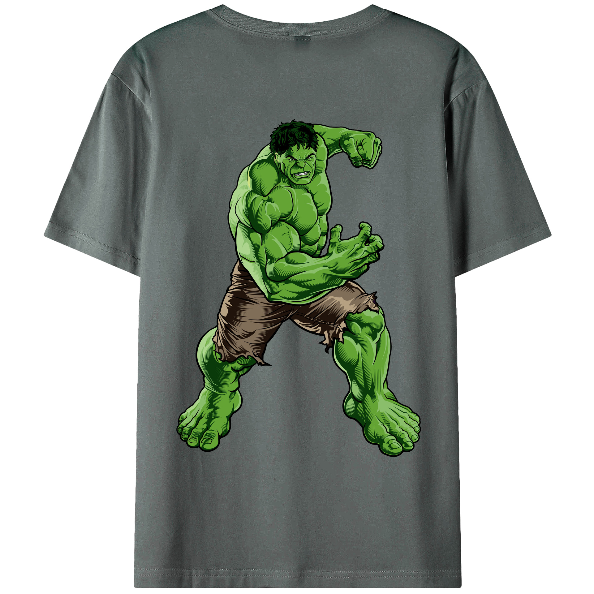 （画像用） アベンジャーズ The Avengers 綿100％ メンズ半袖Tシャツ（バックプリント） 通気性